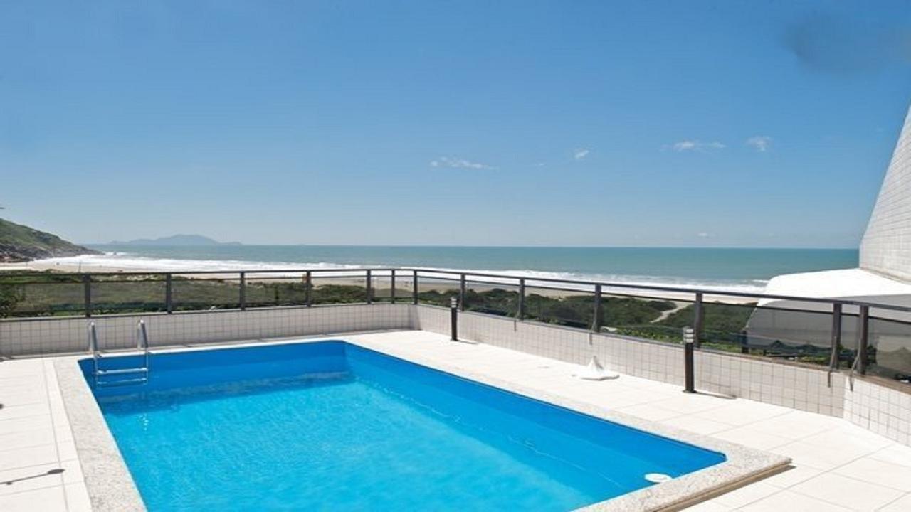 Linda Cobertura Frente Mar Com Piscina Privativa E Pe Na Areia! Lejlighed Florianópolis Eksteriør billede